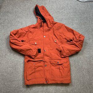 L1 Legacy Rust Men's Cargo Snowboard Snow Coat Jacket in Orange Medium DAMAGE